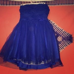 Royal blue homecoming dress